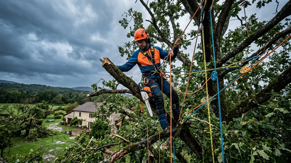 Arbres dangereux et élagage de sécurité : réagir après les tempêtes en Isère (2026)
